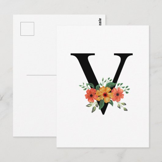 レターV ポストカード (正面/裏面)