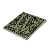 レターW先頭文字モノグラム タイル (側面)