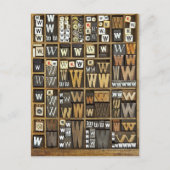 レターW ポストカード (正面)