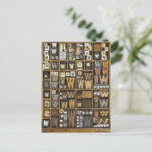 レターW ポストカード (スタンド正面)