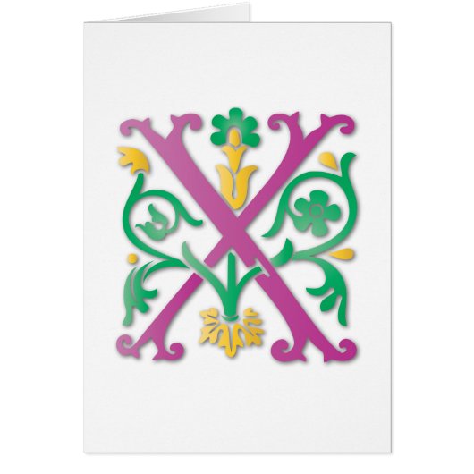 レターXモノグラム (正面)