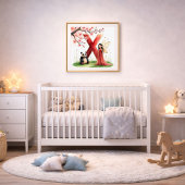 レターX パンダの妖精 ポスター - 中国のアルファベットアート