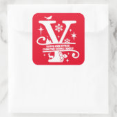 レターYモノグラムイニシャル名挨拶 スクエアシール (バッグ)