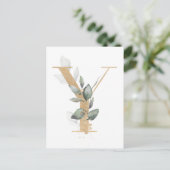 レターYモノグラム ポストカード (スタンド正面)