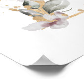 レターZモノグラムポスター ポスター (角)