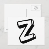 レターZ ポストカード (正面/裏面)