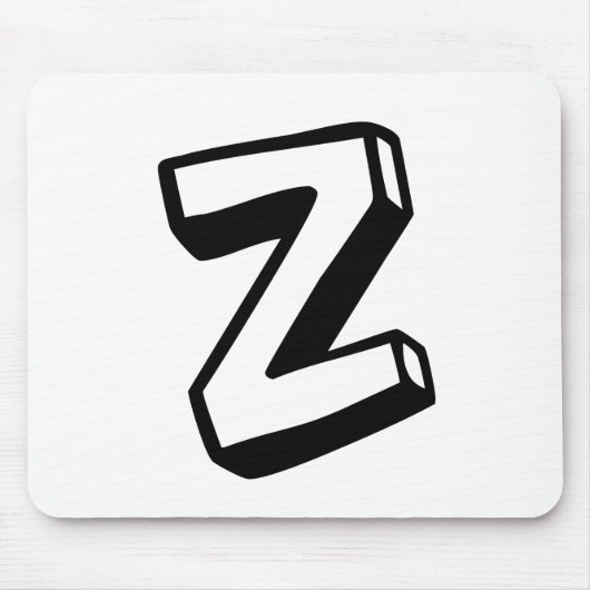 レターZ マウスパッド (正面)