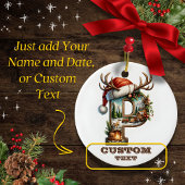 レタ素朴ーPとフェスティバル冬キャビンのシーン セラミックオーナメント