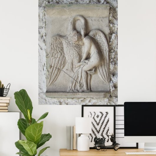 レダと白鳥 ポスター (ホームオフィス)