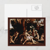 レダと白鳥　出生名にて ポストカード (正面/裏面)