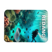 レダンマレーシアのスキューバダイビング マグネット (横)