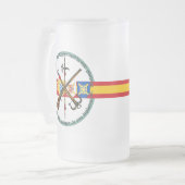 レチェデパンテラ フロストグラスビールジョッキ (正面左)