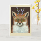 レチシアザフォックスカード カード (黄色い花)