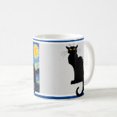 レチャットノワールinスターリーナイト コーヒーマグカップ (正面右)