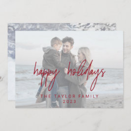 レッお洒落ドハッピーホリデーズ2水平写真 シーズンカード