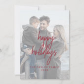 レッお洒落ドハッピーホリデーズ2縦置き写真 シーズンカード (正面)
