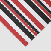 レッはっきりしたドブラックストライプティッシュペーパー 薄葉紙 (詳細)