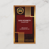 レッエレガントドゴールデングランジタクシー縁ど運転手 名刺 (正面)