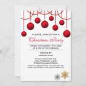 レッエレガントドボーブル企業のクリスマスパーティー 招待状 (正面)