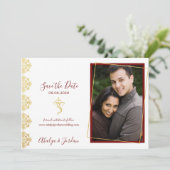 レッエレガントド&金ゴールド・ガネシャ&メンディ・セーブザ・デート セーブザデート (スタンド正面)