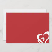 レッカスタムドバレンタインディナーパーティの招待状 招待状 (裏面)