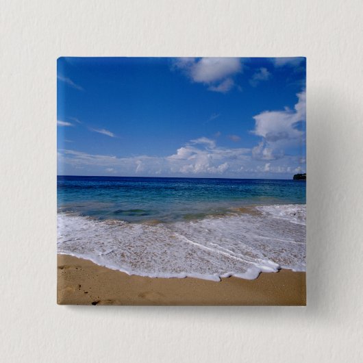 レッカリブのサーアンティル，ウェストインディ, 4 缶バッジ (正面)