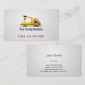 レッカー車のプロフェッショナル 名刺 (正面/裏面)