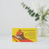 レッカー車のレッカー車車の故障 名刺 (スタンド正面)
