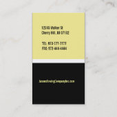 レッカー車の名刺 名刺 (裏面)