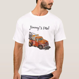 レッカー車の少年誕生日パーティー Tシャツ