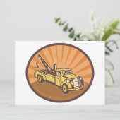 レッカー車の招待状 招待状 (スタンド正面)