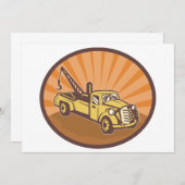 レッカー車の招待状 招待状 (正面/裏面)