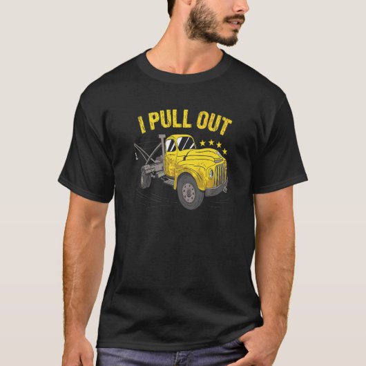 レッカー車オペレーターを引き出す  Tシャツ (正面)