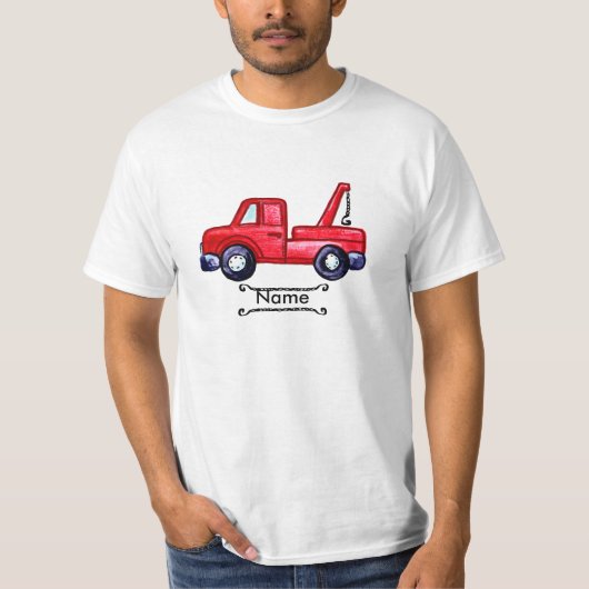 レッカー車 Tシャツ (正面)