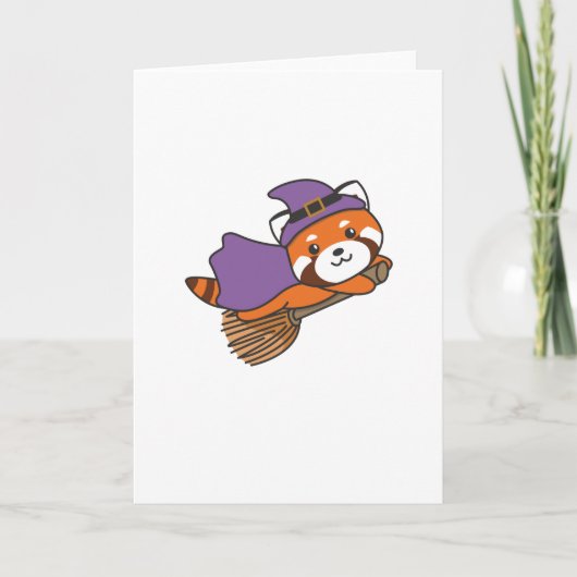 レッガー パンダ ハロウィン ウィッチ 子供 ウィッチ コスチューム シーズンカード (正面)