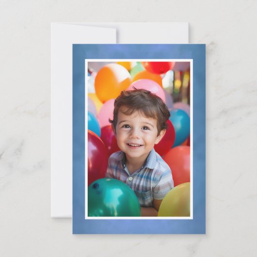 レックスおもしろい恐竜誕生日ありがとう写真 サンキューカード (裏面)