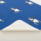 レックスザテレビテリアシャーパブランケット海ブルー シェルパブランケット (3/4)