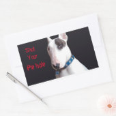 レックステリアあなたのパイホールシールをシャットダウン 長方形シール (封筒)