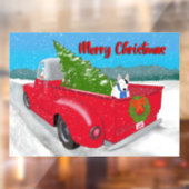 レックステリアのクリスマスウィンドウ ウィンドウサイン (シート2)