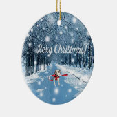 レックステリアのクリスマスオーナメント セラミックオーナメント (右)