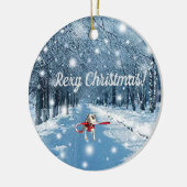 レックステリアのクリスマスオーナメント セラミックオーナメント (左)