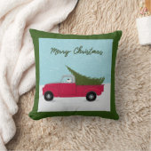 レックステリアのメリークリスマスの枕 クッション (ブランケット)