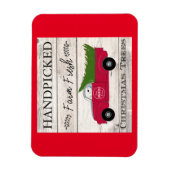 レックステリアカントリークリスマスマグネット マグネット (縦)