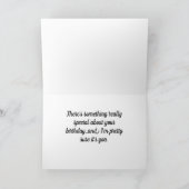 レックステリアハッピーバースデーカード カード (内部)