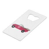 レックステリア赤トラック クレジットカード栓抜き (正面アングル)