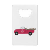 レックステリア赤トラック クレジットカード栓抜き (裏面)