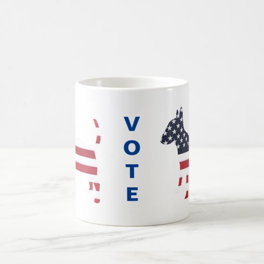 レックステレビのテリア投票マグ コーヒーマグカップ (中央)