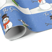 レックステレビのテリア'Tis The Season Wrapping紙 ラッピングペーパー (ロールコーナー)