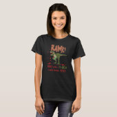 レックス食べズスイカ夏期恐竜ボーイズ引用文 Tシャツ (正面フル)