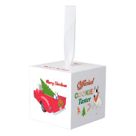 レックスTVテリアクリスマスキューブオーナメント キューブオーナメント